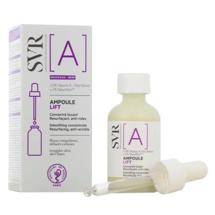 SVR AMPOULE A LIFT 0.3% CONCENTRE LISSANT 30ML PEAUX NORMALES A GRASSES